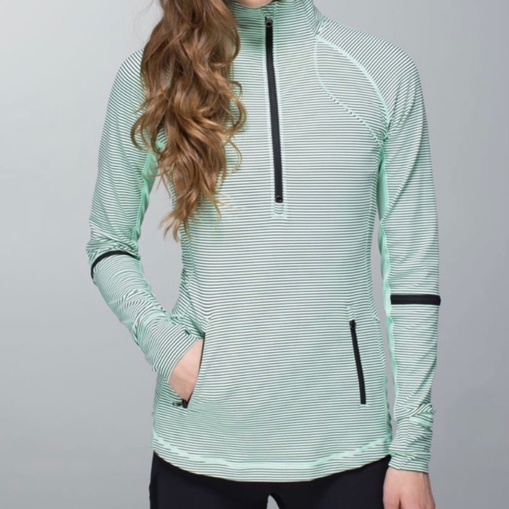 Lululemon race with grace half zip long sleeve pullover